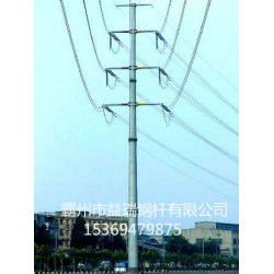 丽江市双回路66kv终端钢杆 架空线15米直线钢管杆