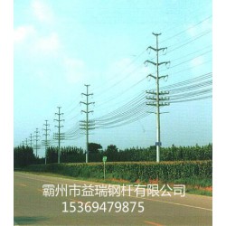 普洱市30米单回路直线钢管杆 耐张90度转角钢管杆