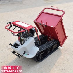 咸寧迷你汽油履帶式果園裝載車(chē) 多功能田園搬運(yùn)車(chē) 水田運(yùn)苗車(chē)
