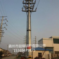 黄冈市35kv直线钢杆 单回路转角钢杆 钢桩基础