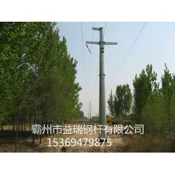 六盘水市36米双回路直线钢管杆 90度转角钢杆