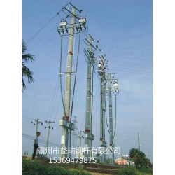 南昌市终端钢管杆输电线路钢杆电力钢杆基础厂家