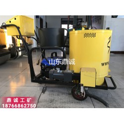 廣西南寧手推式乳化瀝青灌縫機 小型60L混凝土裂縫補縫機