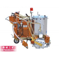 湘潭危險路段交通安全警示線劃線機 手推式熱熔凸起震蕩標線機