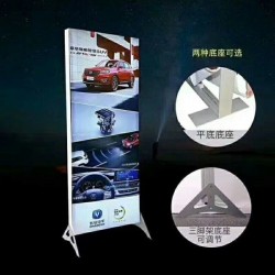 无边框广告灯箱新款上市   常德新款双面软膜灯箱型材