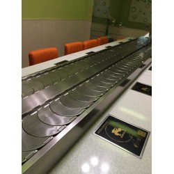 果洛旋转小火锅传送带 回转麻辣烫设备生产企业