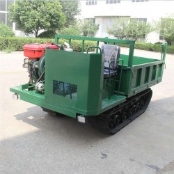 源头出售履带车陡坡果园自卸四不像运输车2T座驾履带车