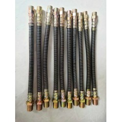 电机加油软管φ10M10x1内外细扣260mm黄油软管生产