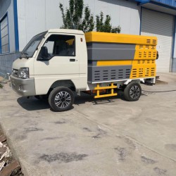 电动四轮高压清洗车 高压冲洗车清理广告垃圾桶城市小广告