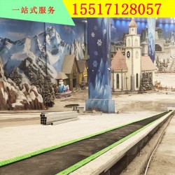 安装魔毯给景区带来的影响  景区滑雪场魔毯造雪机设备