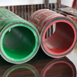 中频炉用蓝色无碳胶管DN32水冷电缆管绝缘4KV压力20KG