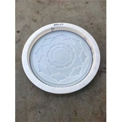 水泥仿石磨磨盘模具-定制庭院花园汀步石