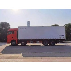 汕德卡国六480马力冷链物流冷藏车价格