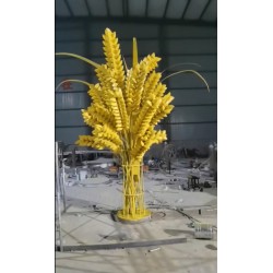 福建農(nóng)場麥子藝術雕塑 農(nóng)作物主題雕塑定制