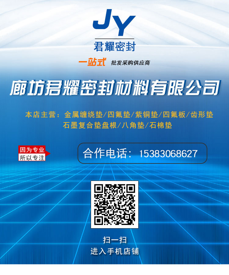 齿形组合垫片的结构随法兰的密封面二种