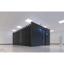 长沙机房工程效果图制作某电力公司一期机房整体布置鸟览图设计