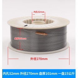 YD287高锰钢合金堆焊耐磨药芯焊丝
