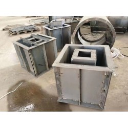 钢模具制作厂精达模具水泥防撞墙钢模具质量好吗