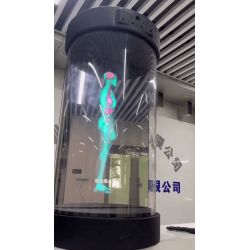 展厅虚拟人展示/数字人展示悬空立体虚拟人/橱窗门店展示