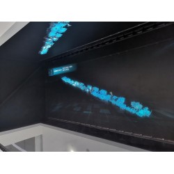 时代中视专注全息投影行业十余年 幻影成像展示膜 45度反射膜