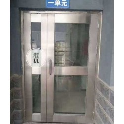 河北沧州任丘楼宇不锈钢门厂家，任丘不锈钢对讲门生产厂家