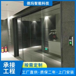 广州有框玻璃感应门 珠海自动玻璃感应门厂家 江门钢化玻璃门