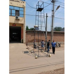 钢管梯车 铁梯车 铁路检修作业车 材质规格 铝合金定制