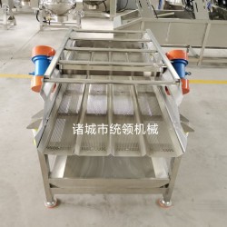 叶菜类清洗后震动除水线 震动沥水机 震动除水机