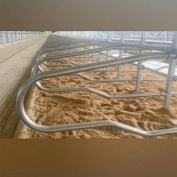 牛场双列热镀锌牛卧栏 养牛设备