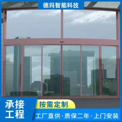 安顺电动单开玻璃门 贵阳电动双开玻璃门 贵安新区玻璃平开门