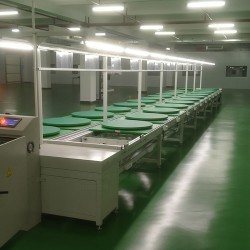 双层工装板平面循环组装线