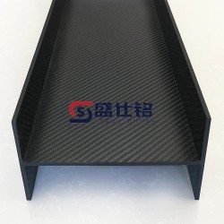 碳纖維復(fù)材碳纖維工型件異形件碳素制品承力件復(fù)合材料矩形管生產(chǎn)