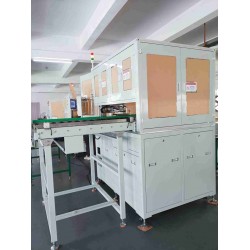 方形铝壳电池包膜手动工装
