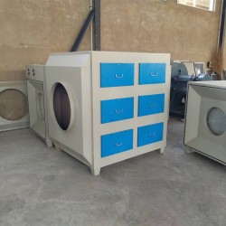 两级活性炭吸附箱 工业废气过滤箱环保设备 烤漆房漆雾过滤