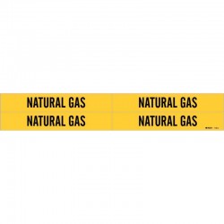 NATURAL GAS 管道标志