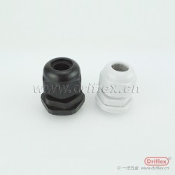 黑色尼龙电缆接头非金属格兰头适配电线电缆12-38mm