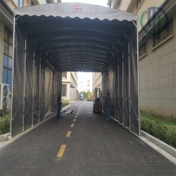 常熟支塘菜场伸缩雨棚制作/常熟防风推拉移动篷搭建