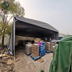 常州伸缩雨棚订做 常州推拉移动篷抗风雪强