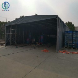 南京无声伸缩雨棚批发 南京移动推拉篷这里有信息