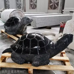 石雕烏龜 花崗巖小石龜?shù)袼艽笮∫?guī)格可定制