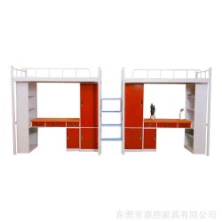 两连体学生公寓床床铺加厚 使用起来可以更加的安全