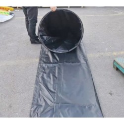800mm矿用阻燃导风筒 中间没有骨架 除了正压还有负压