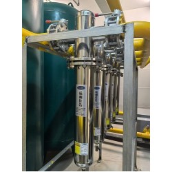 不锈钢蒸汽过滤器 压缩空气耐高温除菌精密过滤器