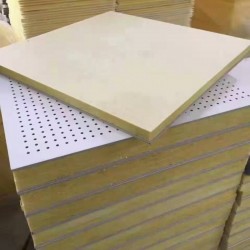穿孔石膏吸音板穿孔吸音板复合吸音板石膏复合吸音板支持定制