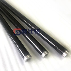 碳纤维管连接杆高强度滚轴 辊轴 3K加工定制碳纤维机械轴辊筒