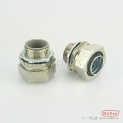 铜镀镍六角外丝直接头外螺纹端接式软管连接器G3/8"-G4"