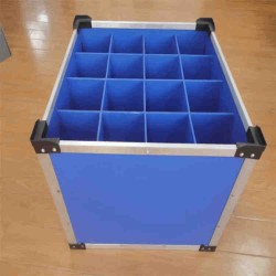 生产厦门塑料PP板材瓦楞骨架箱 折叠式钙塑板箱子