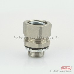 不锈钢外丝直接头六角方帽金属软管连接器G3/8"-G4"