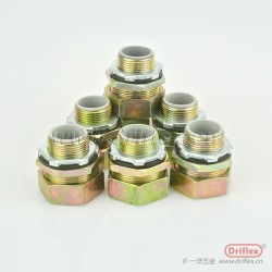 铁镀锌软管直接头金属软管连接器适配软管12-100mm