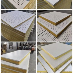 穿孔硅酸钙板穿孔石膏板复合穿孔硅酸钙板硅酸盐防火板规格全